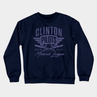 Clinton Pilots Baseball Crewneck Sweatshirt